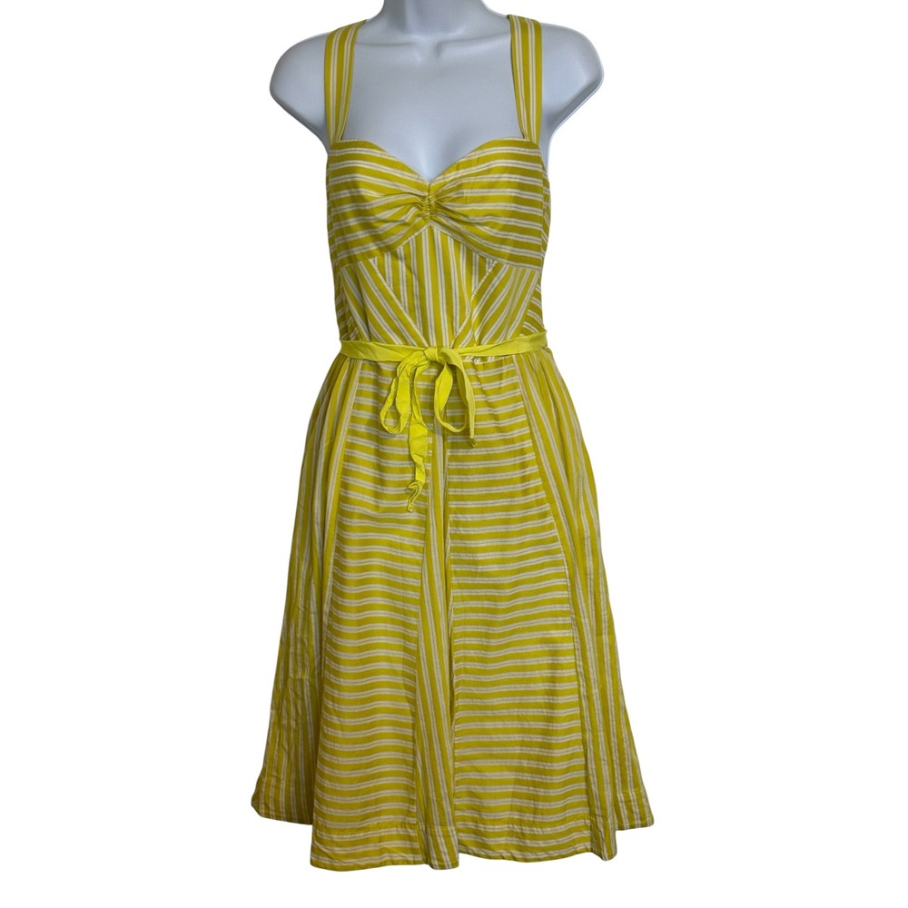 🆕 ANTHROPOLOGIE MOULINETTE SOEURS Dandelion Glow Taylor Swift Dress EUC Size 14 - Picture 3 of 8